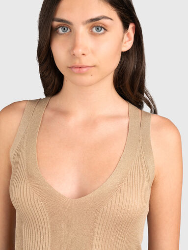 Knitted top with lurex threads - 4