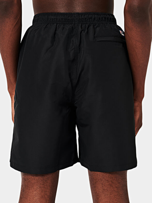 Beach shorts in black color - 2