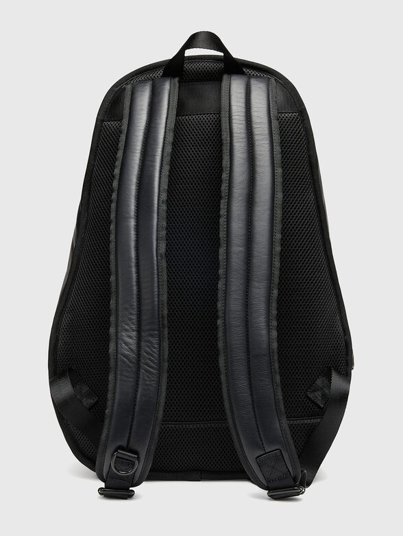 RAVE leather backpack with logo - 3