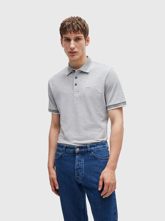Polo shirt with accent trims - 1
