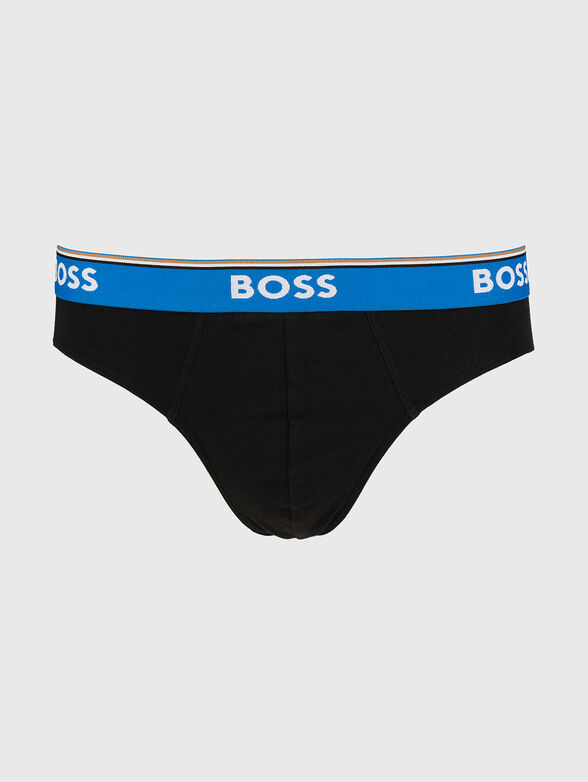 Set of three boxer shorts with logo band - 2