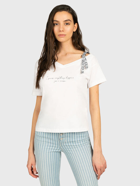 ANITA T-shirt with branded strap - 1