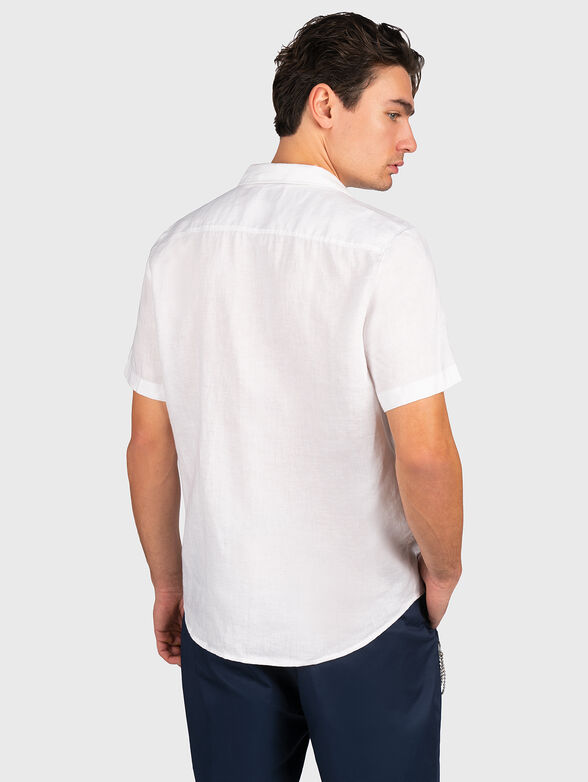 ELLINO short sleeved linen shirt - 3