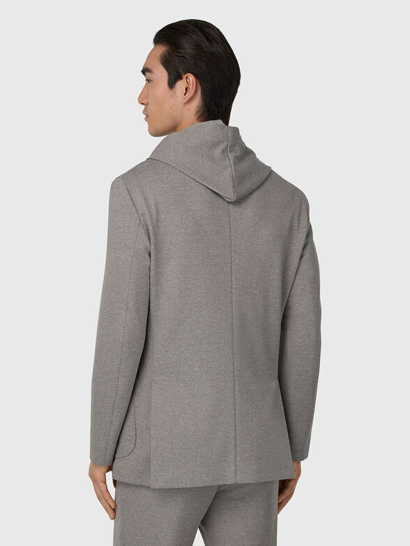 Jacket with detachable hood - 3