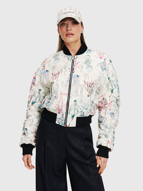 Bomber with art print - 1