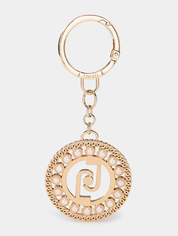 Keyring with logo pendant - 1