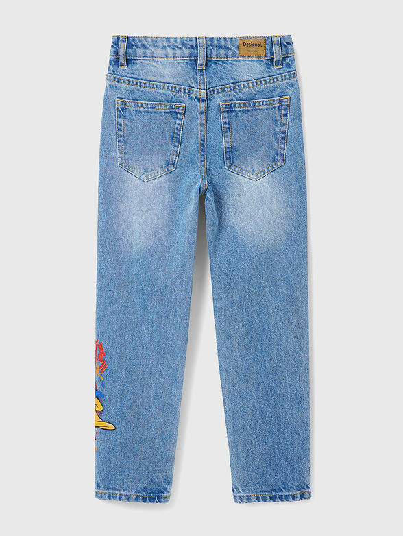 ALF jeans with cartoon character print - 2