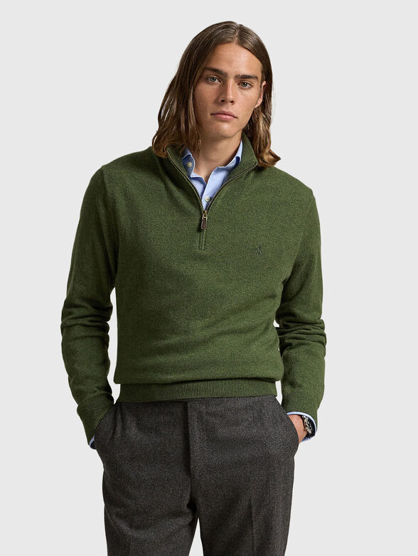 Logo wool sweater - 1