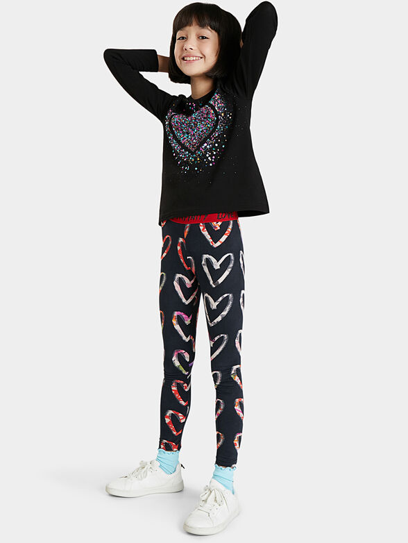 Blouse with long sleeves and art details - 3