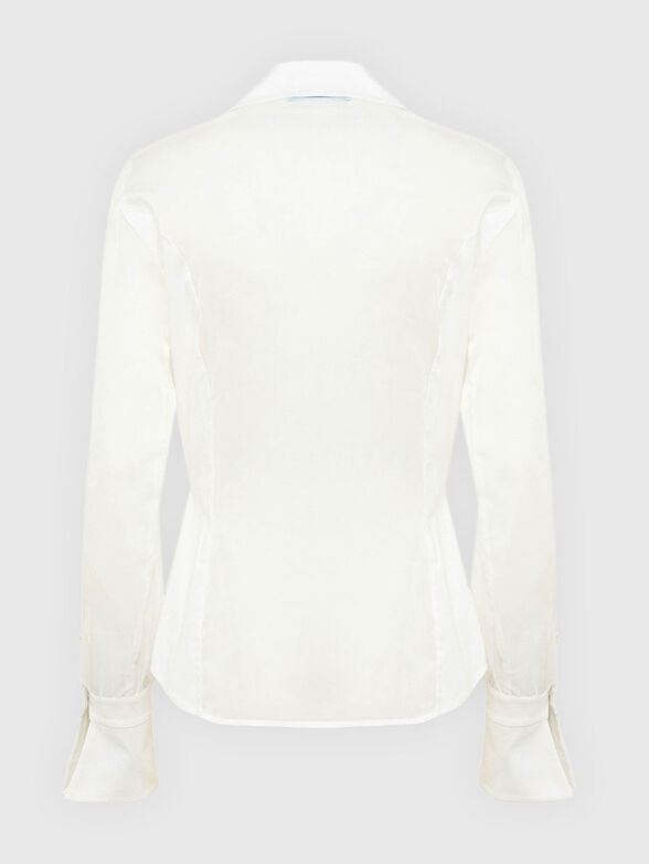 Long sleeved shirt with waist belt - 2