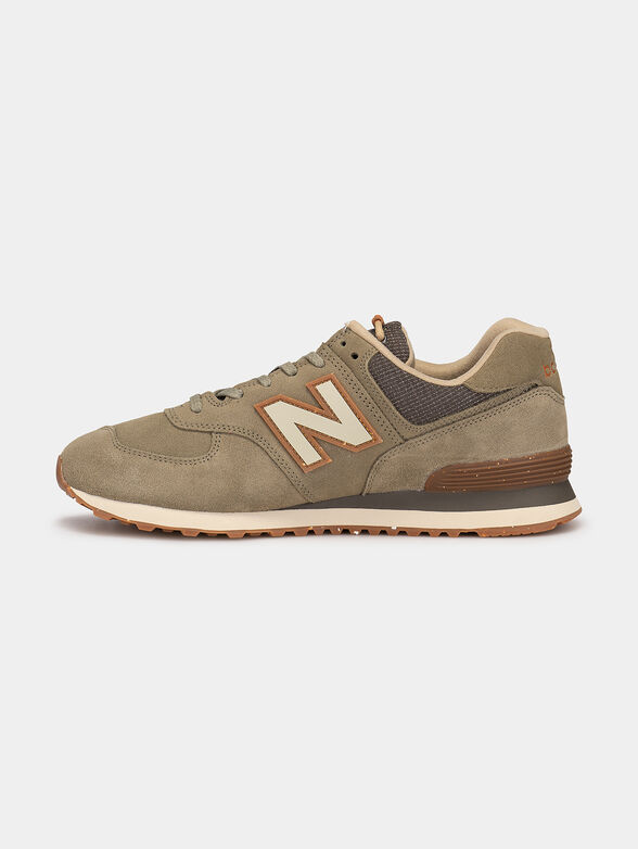 574 suede sports shoes - 4