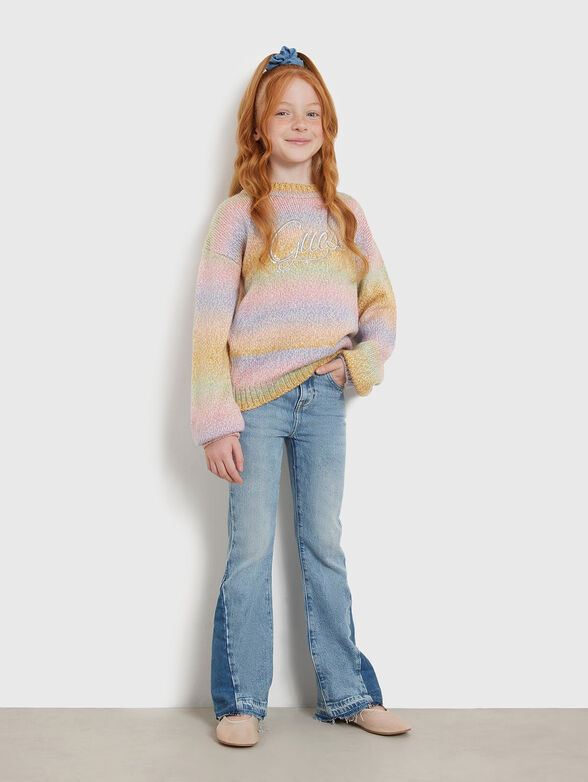 Jeans with accent wide legs - 0