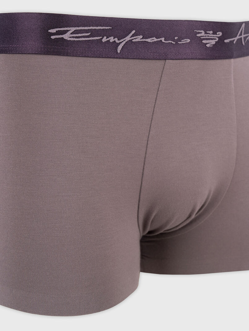 Boxers with contrast logo - 3