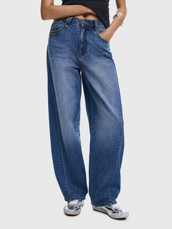 DENI jeans with wide legs - 1