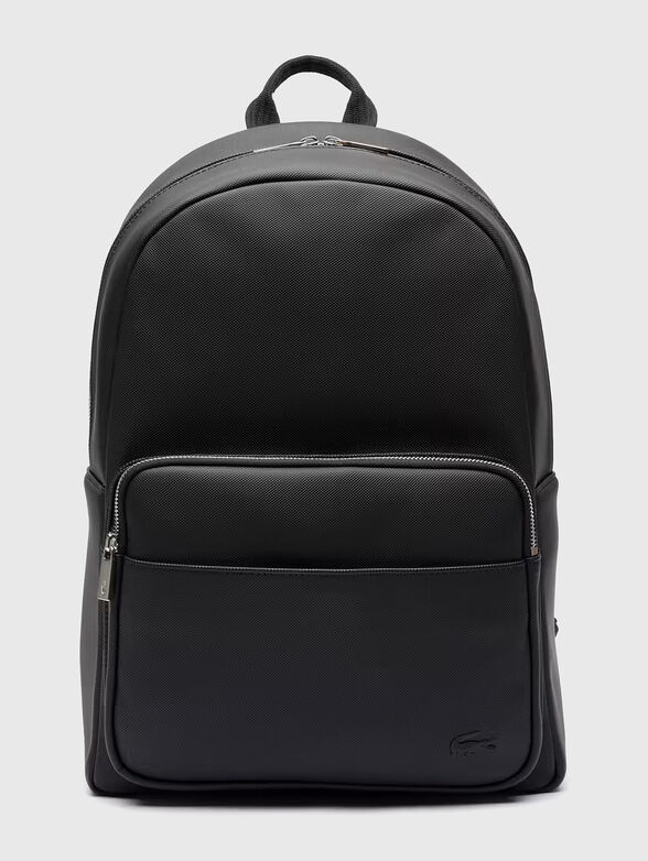Faux leather backpack - 1