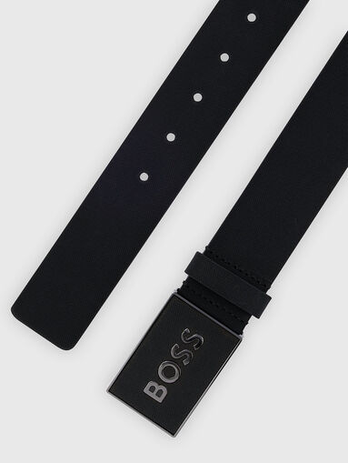 ICON S1 black leather belt - 3