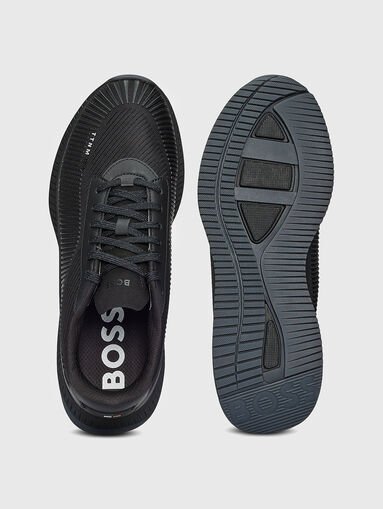 Black sneakers with rubberised details - 5