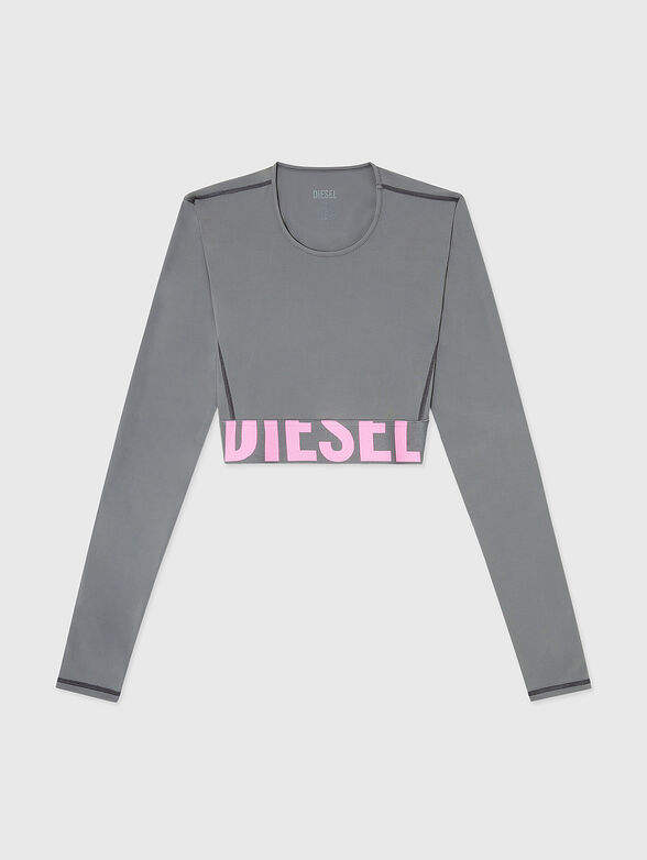 MELISSA-D-POP short blouse with logo accent - 4