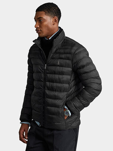 Black jacket with hood and quilted liner - 3