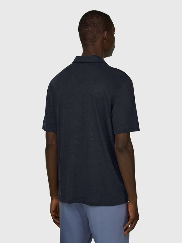 Dark blue polo shirt - 3