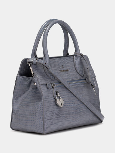 LILY Handbag with crocodile texture - 3