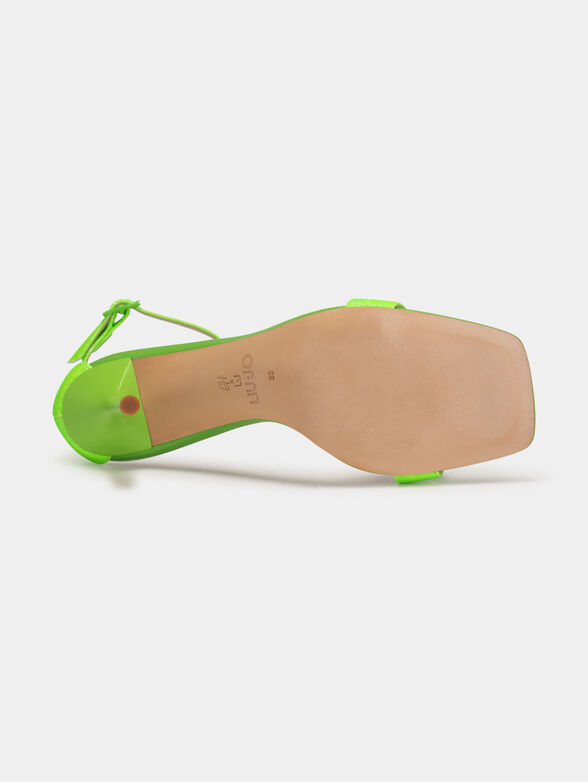 CAMELIA sandals in green color - 5