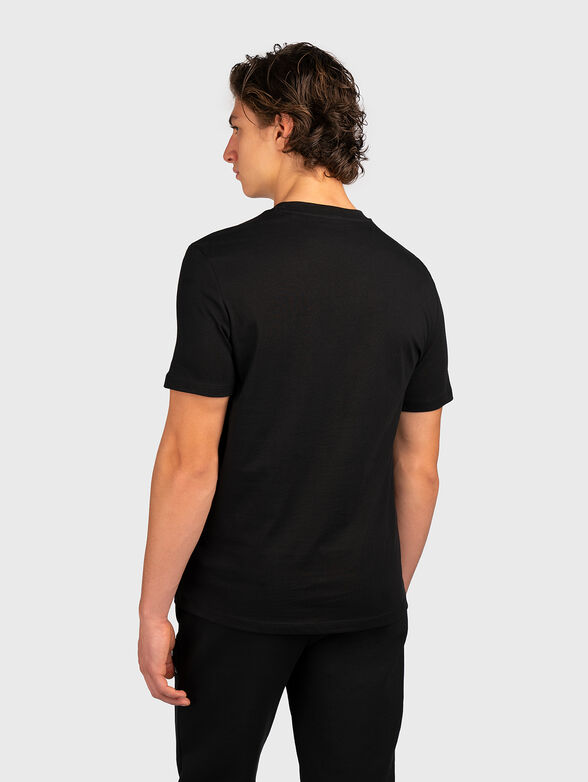 DIVO cotton T-shirt in black - 2