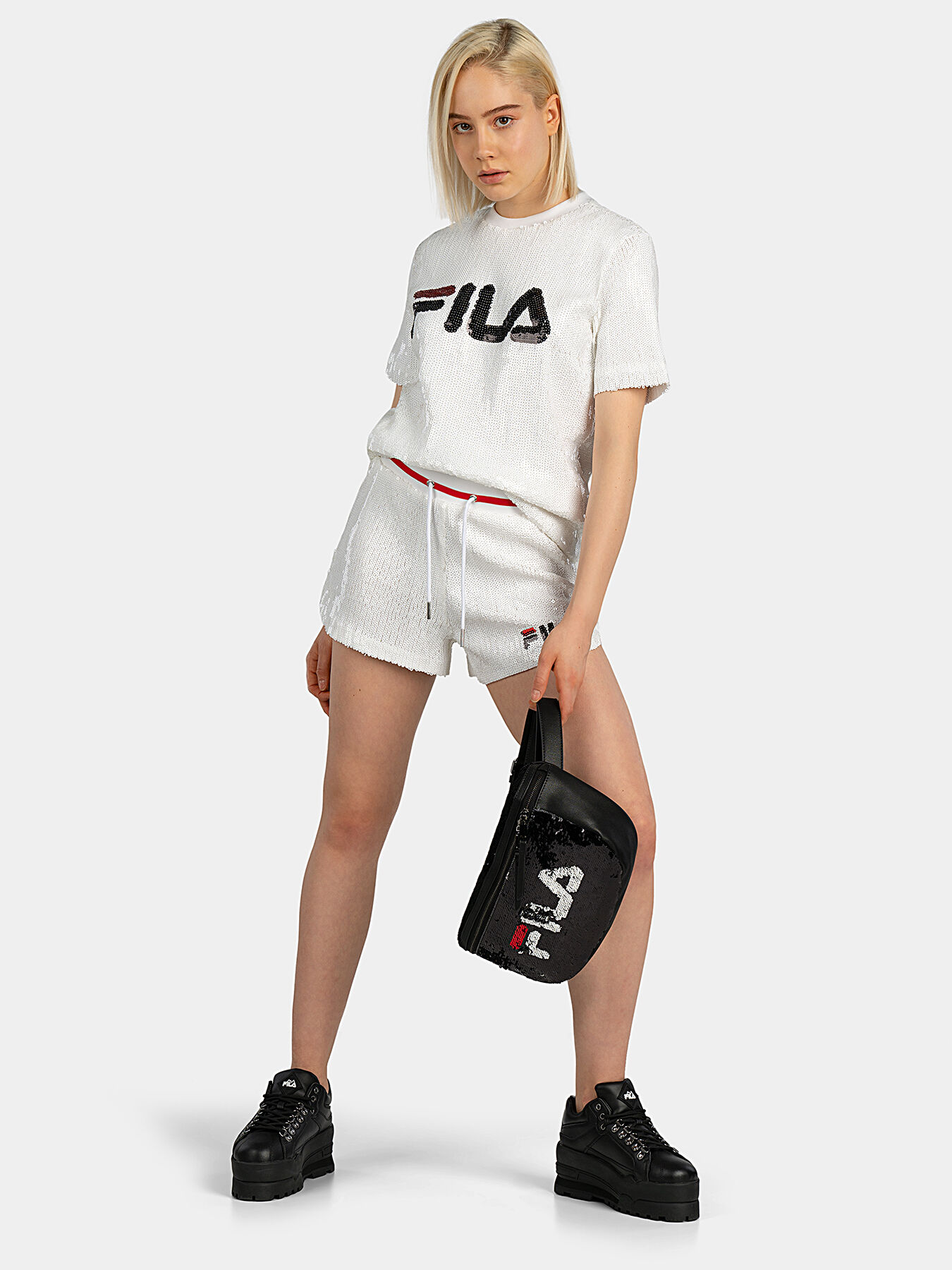Fila sequin top sale