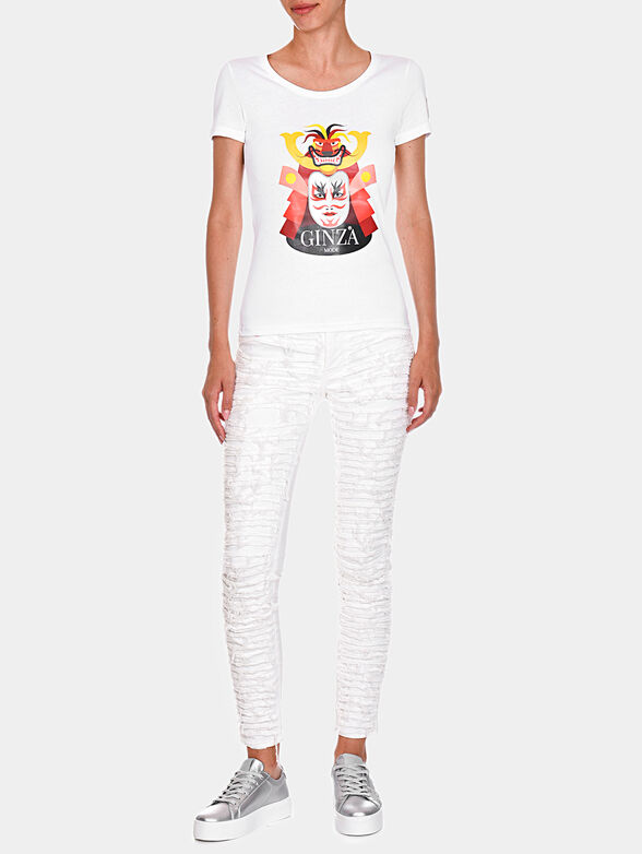 GMTSL 003 Cotton T-shirt with accent print - 1