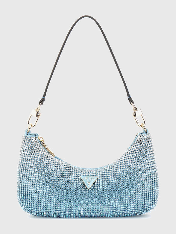 ZALINA rhinestone mini shoulder bag - 1