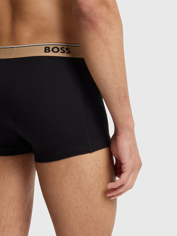 Set of three pairs of boxer shorts with a logo - 6