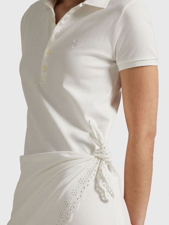Polo dress with wrap - 4