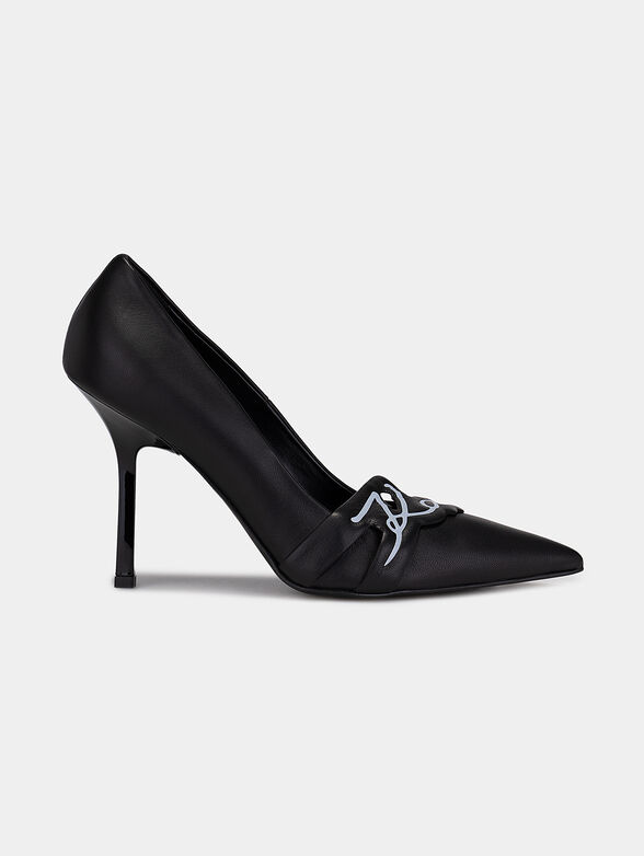High-heeled shoes with logo detail - 1