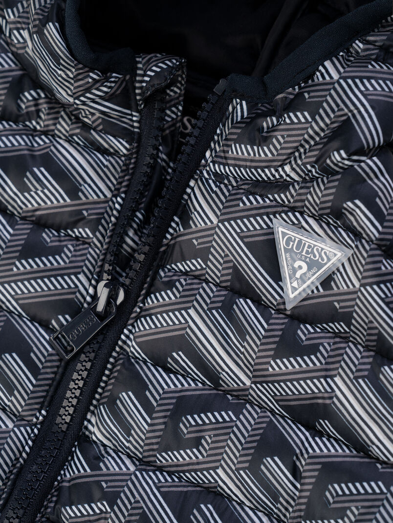Jacket with monogram logo print - 3