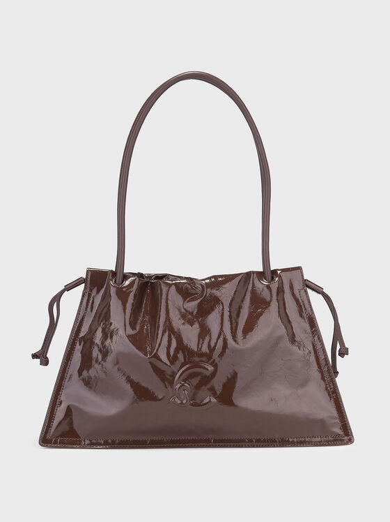 Кожена чанта с лого детайл - 1