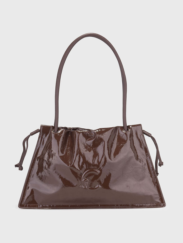 Leather bag with logo detail - 1