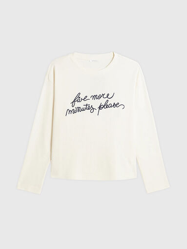 MIX & MATCH cotton pyjama top with print - 5