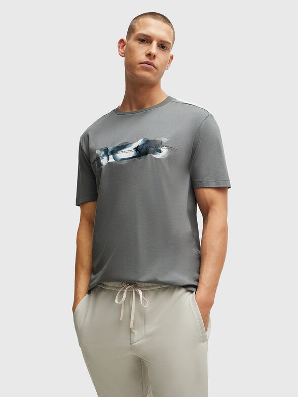 Printed cotton T-shirt - 1