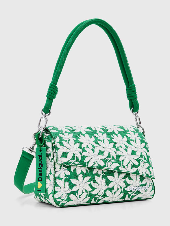 Handbag with floral accents - 4