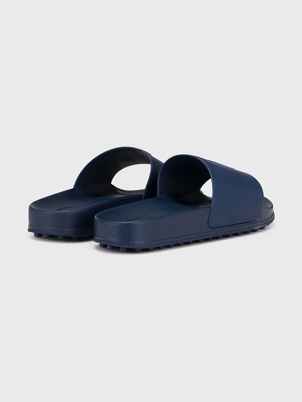 Blue beach shoes with logo detail - 3