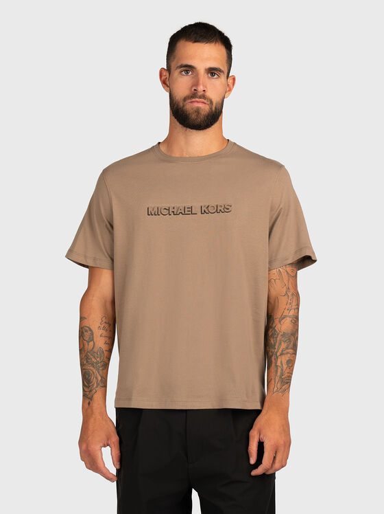 Тениска с релефно лого - 1