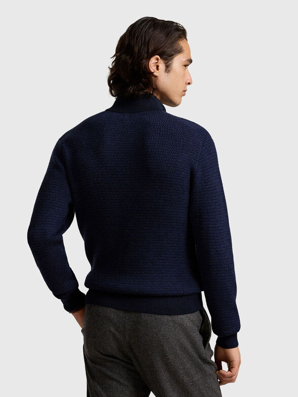 Wool sweater with zip - 3