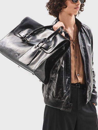 Black wool trousers - 4