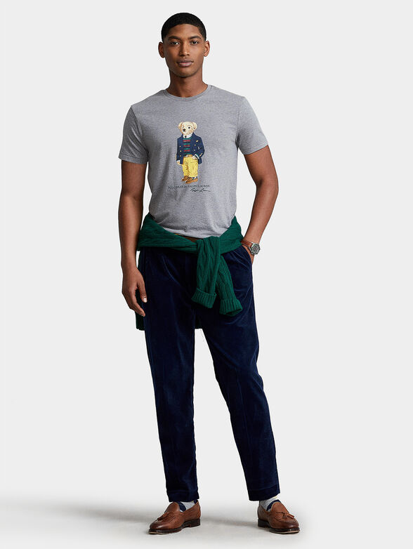 Cotton t-shirt with POLO BEAR accent - 2