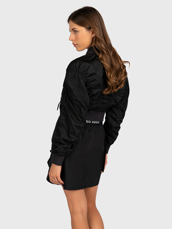 Bomber jacket with accent pockets - 3