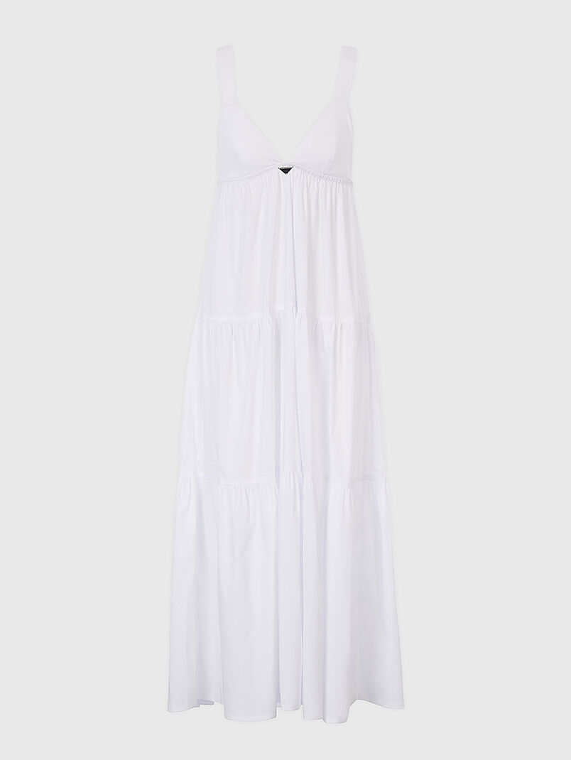 V-neck midi dress - 3