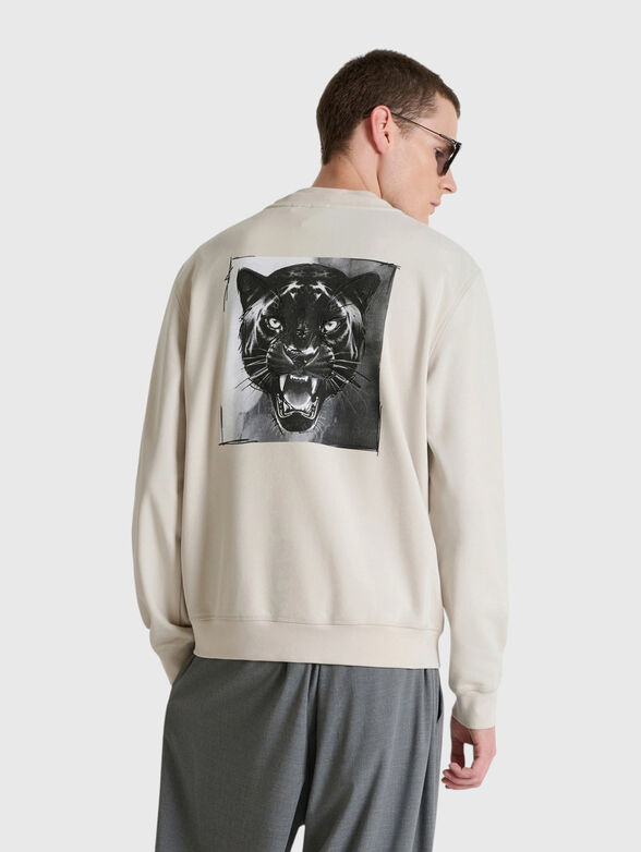 Cotton sweatshirt with print - 2