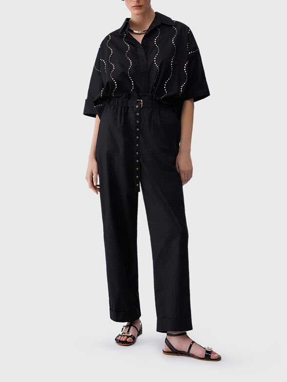 Short-sleeved cotton shirt - 2