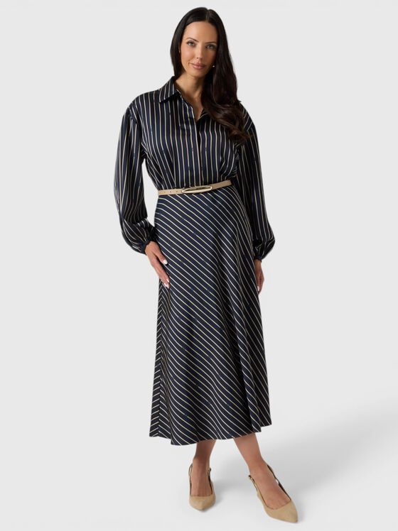 Рокля с лого принт - 1