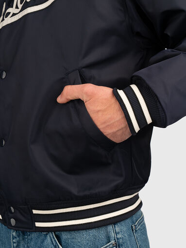 Bomber jacket with logo embroidery - 5